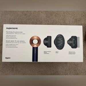 Dyson Supersonic Origin Hair Dryer with attachments - New, never opened